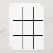 グリッド5x7カード 招待状 (正面/裏面)