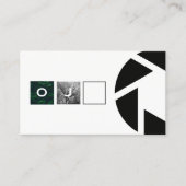 グリッド/写真/カメラシャッターアイコン 名刺 (正面)