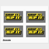 グリップして取り込む 長方形シール (シート)