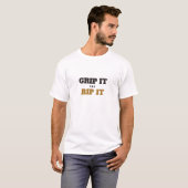 グリップして引き裂け Tシャツ (正面フル)