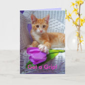 グリップカードを得て下さい カード (黄色い花)