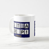 グリップマグを取る コーヒーマグカップ (正面左)