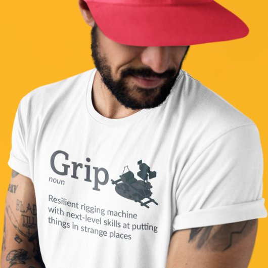 グリップ定義ライトモード – フィルムクルー Tシャツ