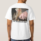 グリップTを得て下さい Tシャツ (裏面)