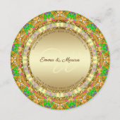 グリッ鮮やかチコアGlamディナープレートメニューテンプレート メニュー (裏面)