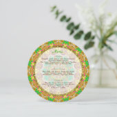 グリッ鮮やかチコアGlamディナープレートメニューテンプレート メニュー (スタンド正面)