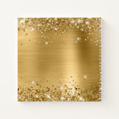 グリティリーゴールドフォイル花嫁&新郎結婚ズゲスト ノートブック (裏面)