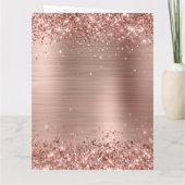 グリティリーバラゴールドフォイルビッグハッピーバースデー カード (裏面)