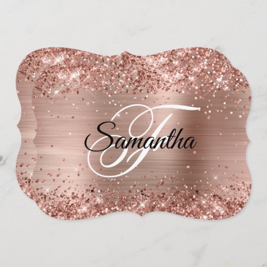 グリティリーバラゴールドフォイルファンシーモノグラム座席表 (正面/裏面)