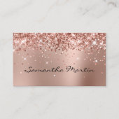 グリティリーバラ金ゴールドググラデーションラム 名刺 (正面)