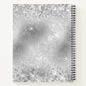 グリティルシルバーフロステッドガラス60th誕生日ゲスト ノートブック (裏面)