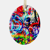 グリティ熱狂するグラフィティ セラミックオーナメント (右)