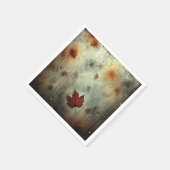 グリティ秋スチームウィンドウグラスデクーページナプキンス スタンダードカクテルナプキン (角)
