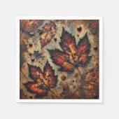 グリティ秋離れデコペープナプキン スタンダードカクテルナプキン (正面)