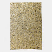 グリティ金ゴールドグリッタースパークル キッチンタオル (縦)