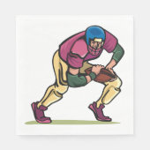 グリディロンサッカー選手 スタンダードランチョンナプキン (正面)