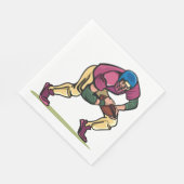 グリディロンサッカー選手 スタンダードランチョンナプキン (角)