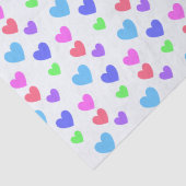 グリディングハート – 組み合わせパステルカラー 薄葉紙 (詳細)