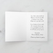 グリニッジのビーチの挨拶状 カード (内部)