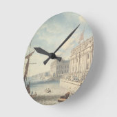 グリニッジの病院(w/c) ラウンド壁時計 (傾斜)
