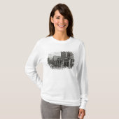 グリニッジの通り、ニューヨークの高い鉄道 Tシャツ (正面フル)