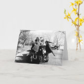 グリニッジビレッジグラマーガールズヴィンテージ写真 カード (黄色い花)