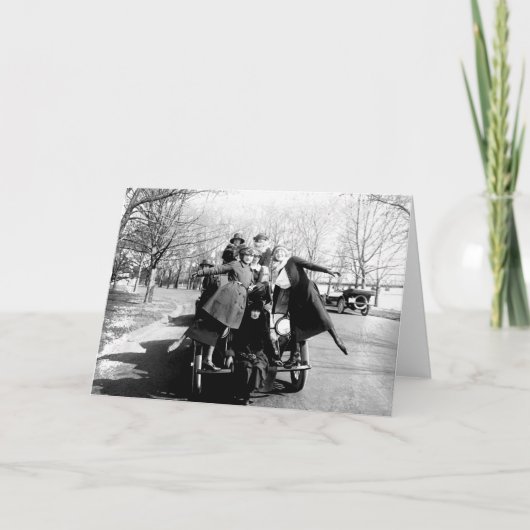 グリニッジビレッジグラマーガールズヴィンテージ写真 カード (正面)