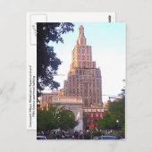 グリニッジビレッジ、アーチ、はがき ポストカード (正面/裏面)