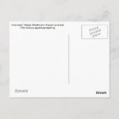 グリニッジビレッジ、アーチ、はがき ポストカード (裏面)