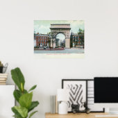 グリニッジヴィレッジニューヨークシティヴィンテージ ポスター (ホームオフィス)