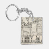 グリニッジ公園の地図 キーホルダー (正面左)