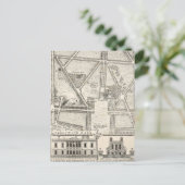 グリニッジ公園の地図 ポストカード (スタンド正面)