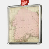 グリニッジ子午線ワシントン州およびパリ メタルオーナメント (左)