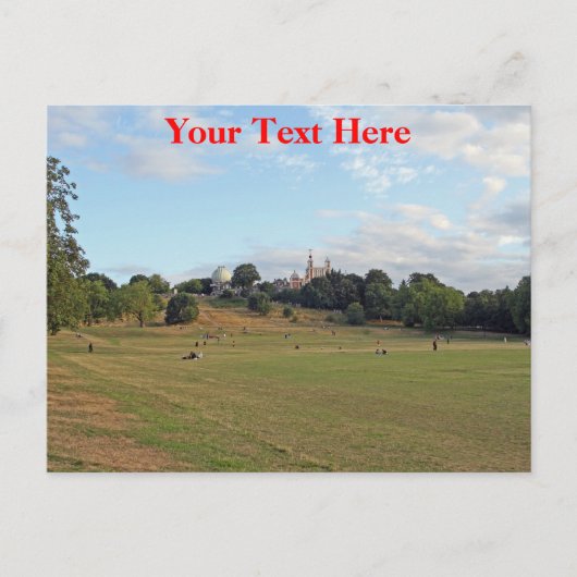 グリニッジ・パーク、ロンドンはがき ポストカード (正面)