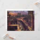 グリニッジ・ヴィレッジ(NYC)からニューヨーク カード (正面/裏面インサイチュ)