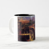 グリニッジ・ヴィレッジ(NYC)からニューヨーク ツートーンマグカップ (正面左)