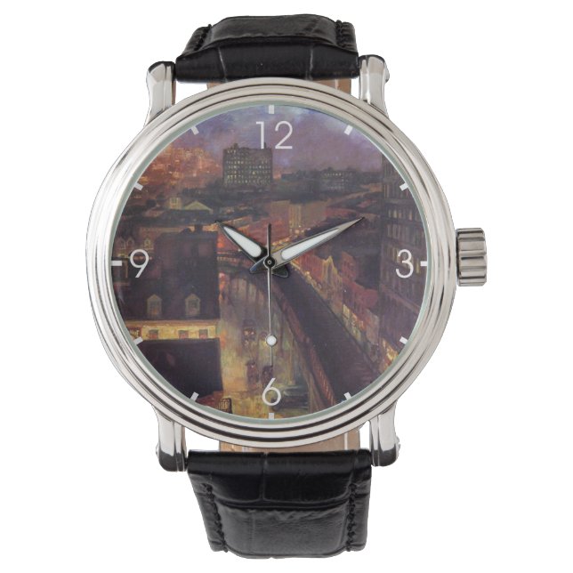 グリニッジ・ヴィレッジ(NYC)からニューヨーク 腕時計 (正面)