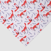 グリニリングウッドランドフォレストグリーンリーレッドキツネ 薄葉紙 (詳細)