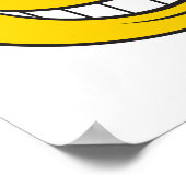 グリニングイエロー顔 ポスター (角)