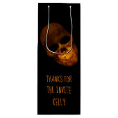 グリニングスカルハローウィンパーティ ワインギフトバッグ (正面)