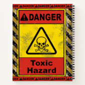 グリニングスカル、毒性化学廃棄物バイオハザード ノートブック (裏面)