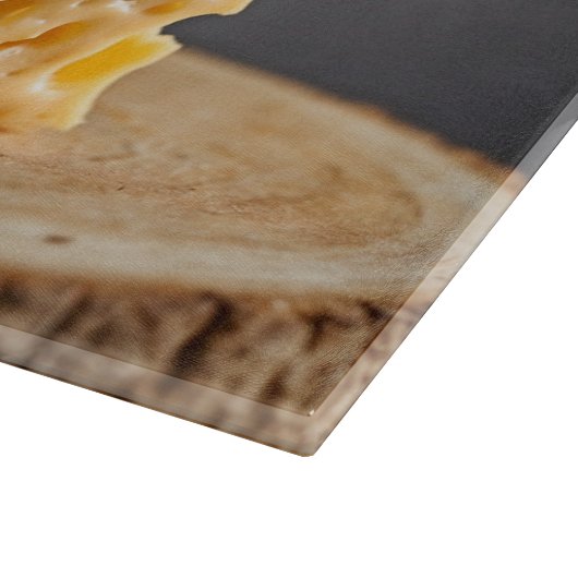 グリニングマウスとチーズ カッティングボード (角)