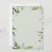 グリネリエレガントーブライダルブランチ招待状 招待状 (裏面)