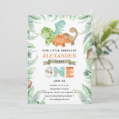 グリネリー恐竜ワイルドワンバースデーパーティーInvitati 招待状 (スタンド正面)