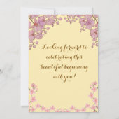 グリハプラヴェシュの招待 招待状 (裏面)