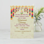 グリハプラヴェシュ式招待状 招待状 (スタンド正面)