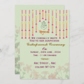 グリハプラヴェシュ式招待状 招待状 (正面/裏面)