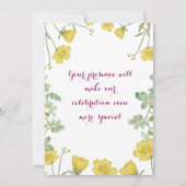 グリハプラヴェシュ招待状 招待状 (裏面)