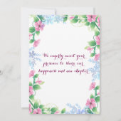 グリハプラヴェス招待状 招待状 (裏面)