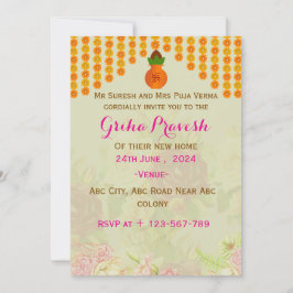 グリハプラヴェス招待状 招待状